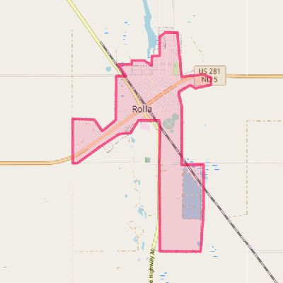 Map of Rolla