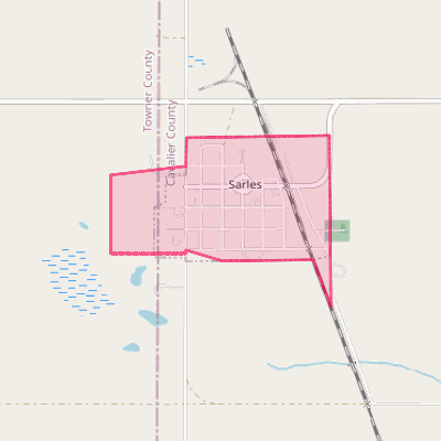 Map of Sarles