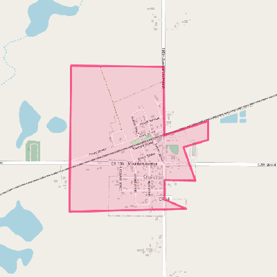 Map of Sheldon