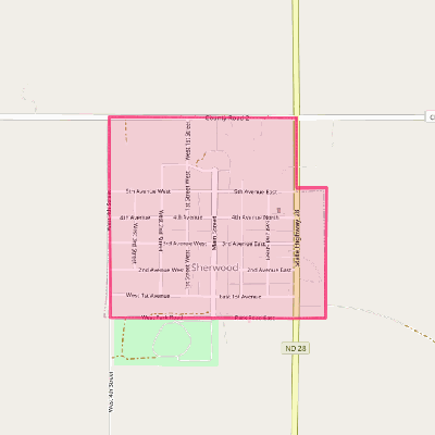 Map of Sherwood