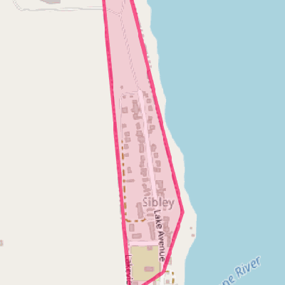 Map of Sibley