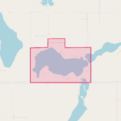 Map of Spiritwood Lake
