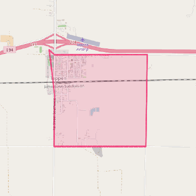 Map of Tappen