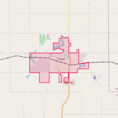 Map of Tioga