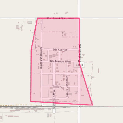 Map of Tolley