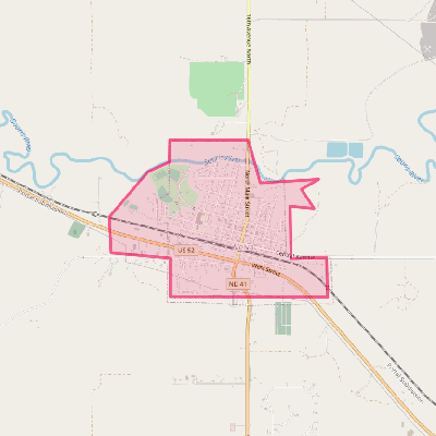 Map of Velva