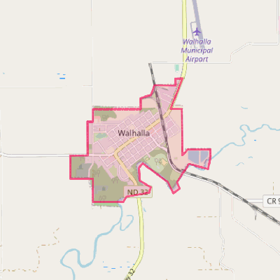 Map of Walhalla