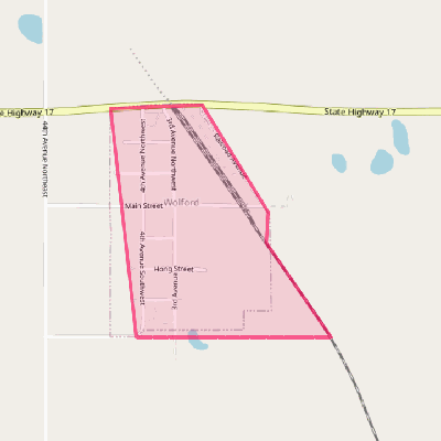 Map of Wolford