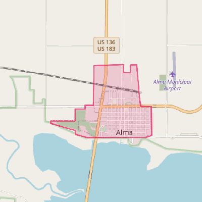 Map of Alma