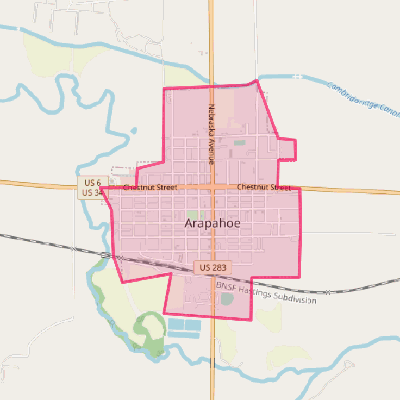 Map of Arapahoe