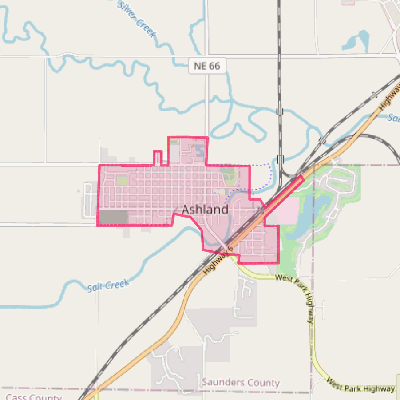 Map of Ashland