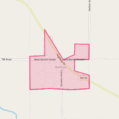 Map of Ashton