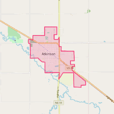 Map of Atkinson