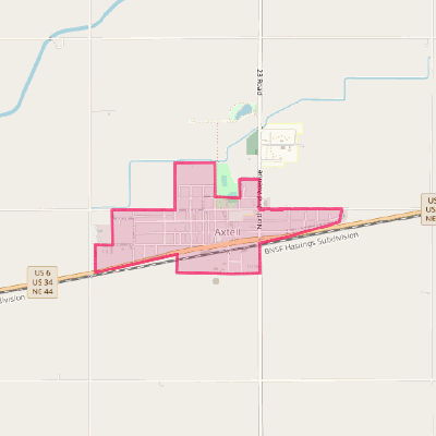 Map of Axtell