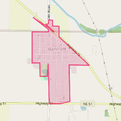 Map of Bancroft