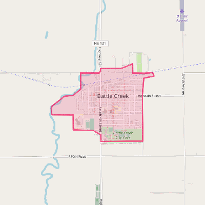 Map of Battle Creek