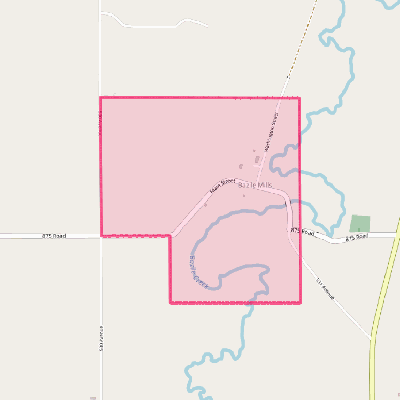 Map of Bazile Mills