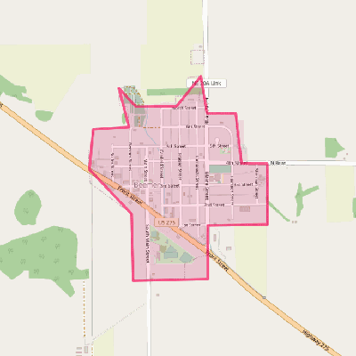 Map of Beemer