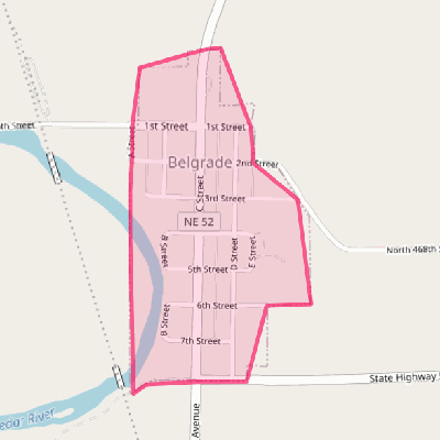 Map of Belgrade