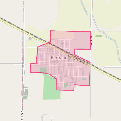 Map of Bertrand