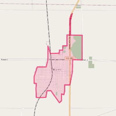 Map of Blue Hill