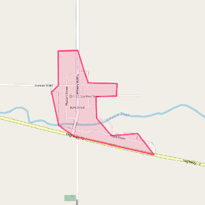 Map of Bristow