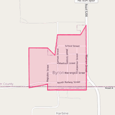 Map of Byron