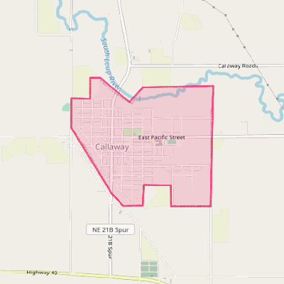 Map of Callaway