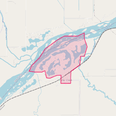 Map of Cedar Creek