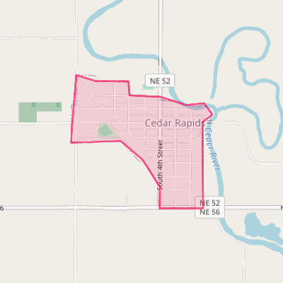 Map of Cedar Rapids