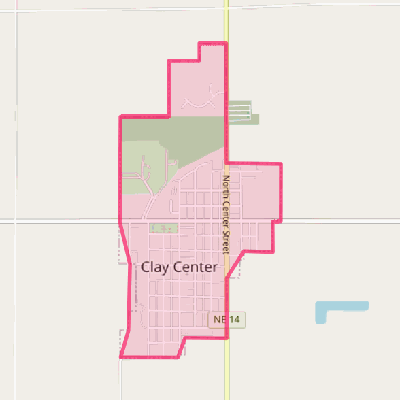 Map of Clay Center