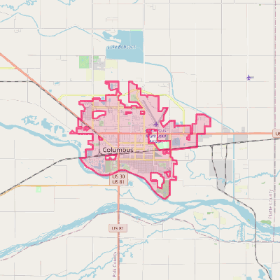 Map of Columbus