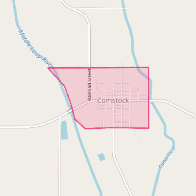 Map of Comstock