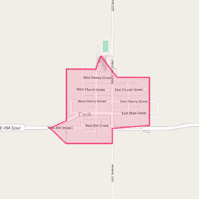 Map of Cook