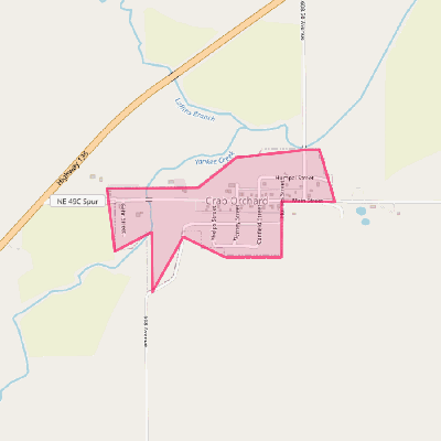 Map of Crab Orchard