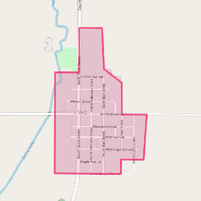 Map of Craig