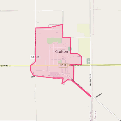 Map of Crofton