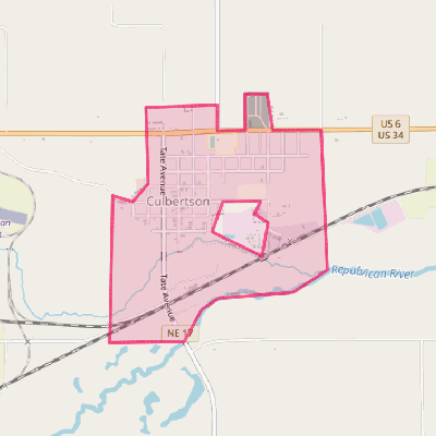 Map of Culbertson