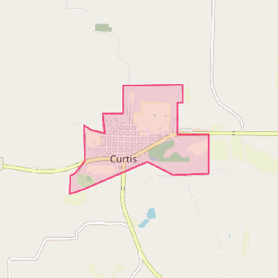 Map of Curtis