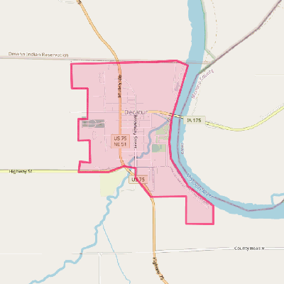 Map of Decatur