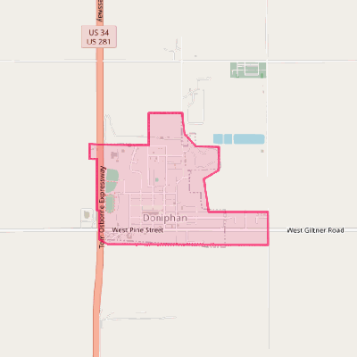 Map of Doniphan