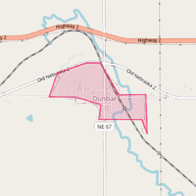 Map of Dunbar