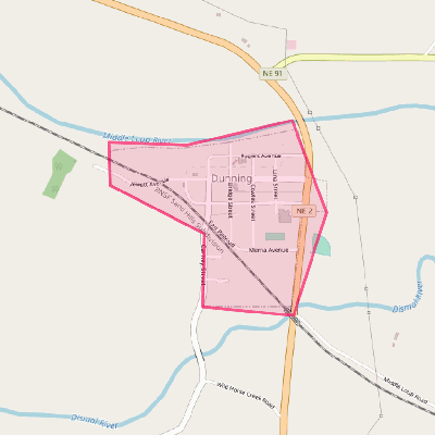 Map of Dunning