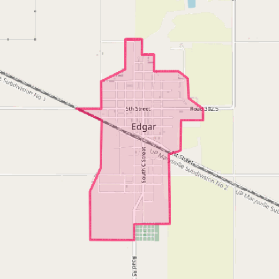 Map of Edgar