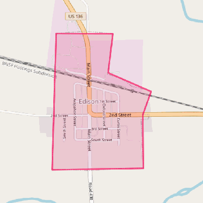 Map of Edison