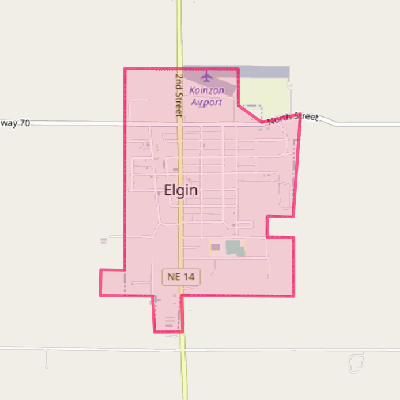 Map of Elgin