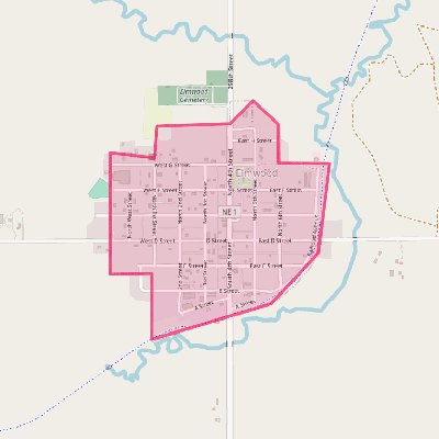 Map of Elmwood