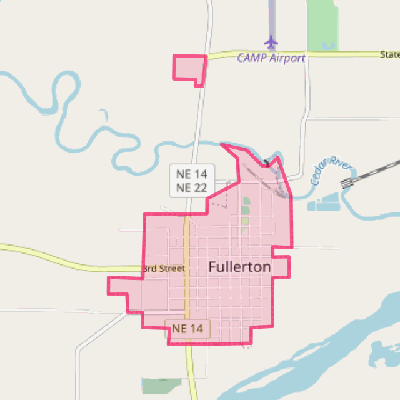 Map of Fullerton