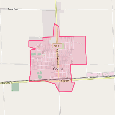 Map of Grant