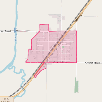 Map of Greenwood